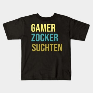 Gamer shirt for players Gambler saying t-shirt Kids T-Shirt